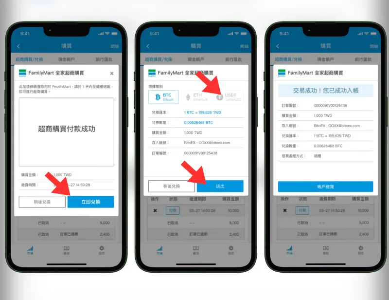 超商买USDT教学:台湾4大超商1分钟快速下单攻略!