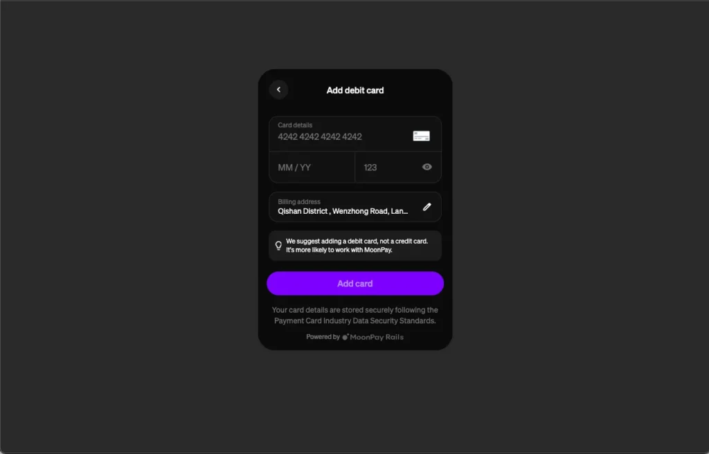 MoonPay 储值 TU娛樂城 娱乐城 步骤 6