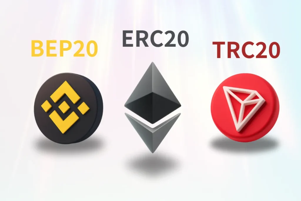 各链别简介与差异比较(BEP20、ERC20、TRC20)